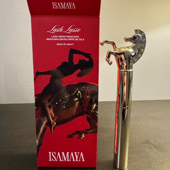 ISAMAYA Lash Lasso Lash Wrap Mascara Dead of Night 8.1 ml Full Size NIB - Picture 1 of 4
